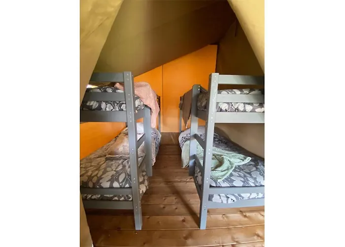 Minicamping De Lindenhoeve - Safaritent Konijntje Dağ evi *